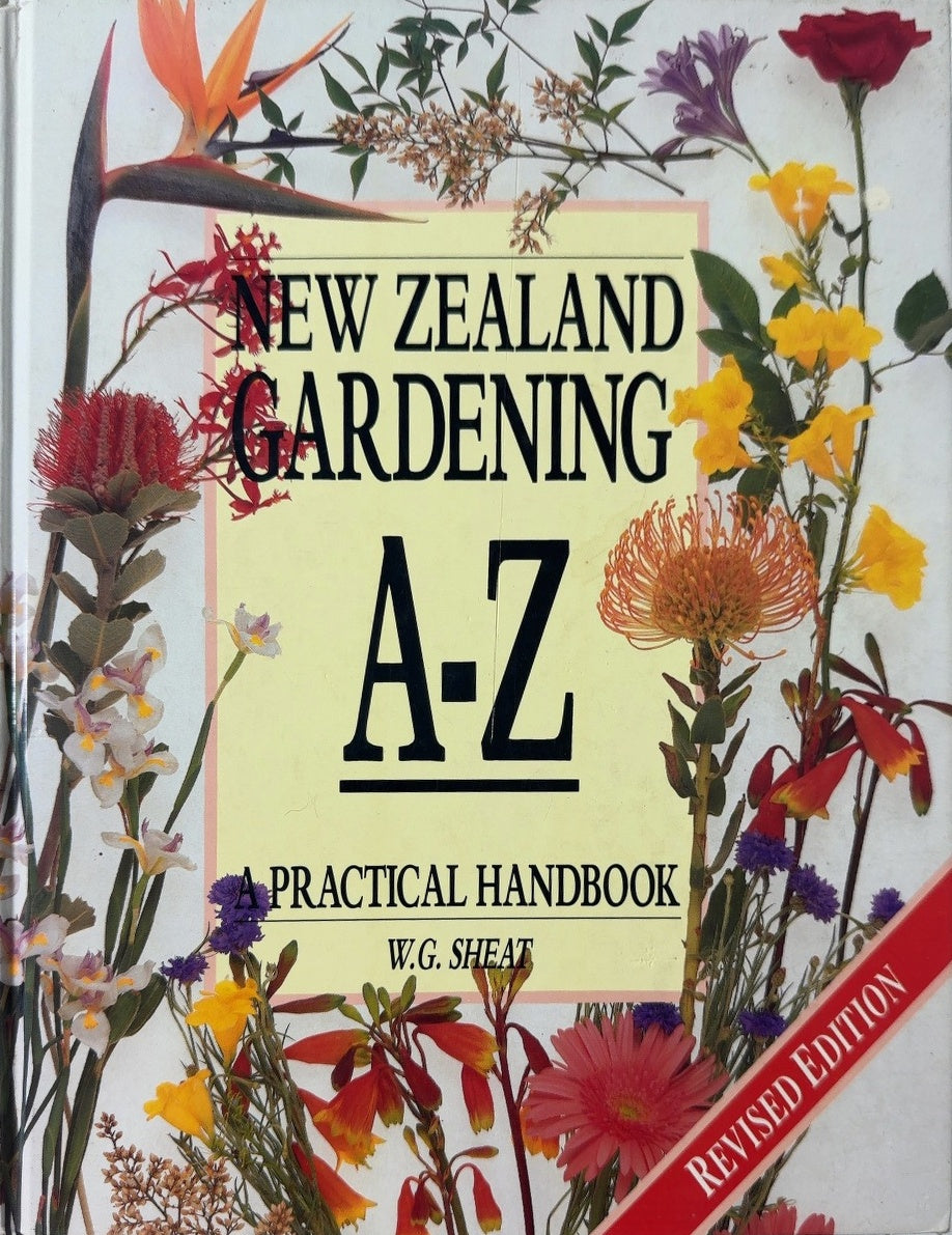 New Zealand Gardening A-Z - By W.G. Sheat — front cover