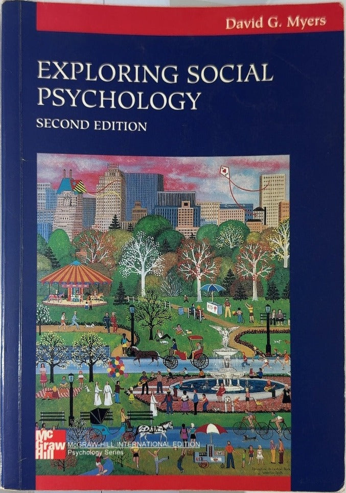 Exploring Social Psychology - By David G. Myers — front cover