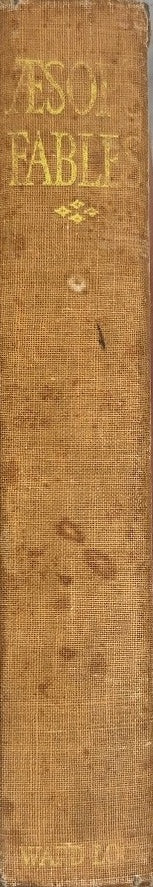 Aesop's Fables - By Blanche Winder - spine