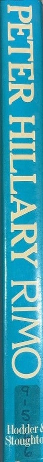 Rimo - By Peter Hillary - spine