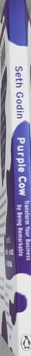 Purple Cow - By Seth Godin - spine