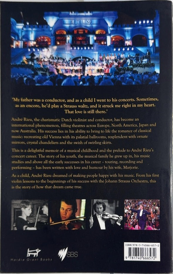 André Rieu: My music, my life - By Marjorie Rieu - back cover