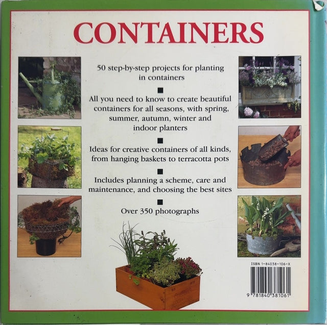 Containers - By Stephanie Donaldson - back cover