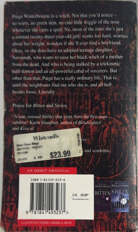 Dime Store Magic - By Kelley Armstrong - back cover