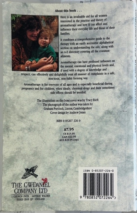 Aromatherapy for Women & Children - By Jane Dye - back cover