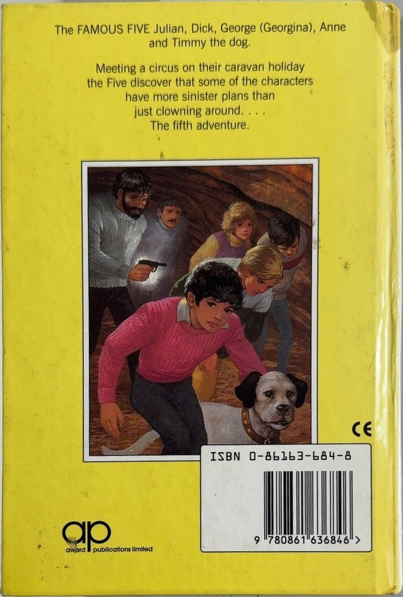 Five Go Off in a Caravan - By Enid Blyton - back cover