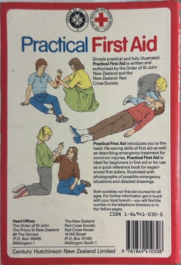 Practical First Aid - By Order of St John & others - back cover