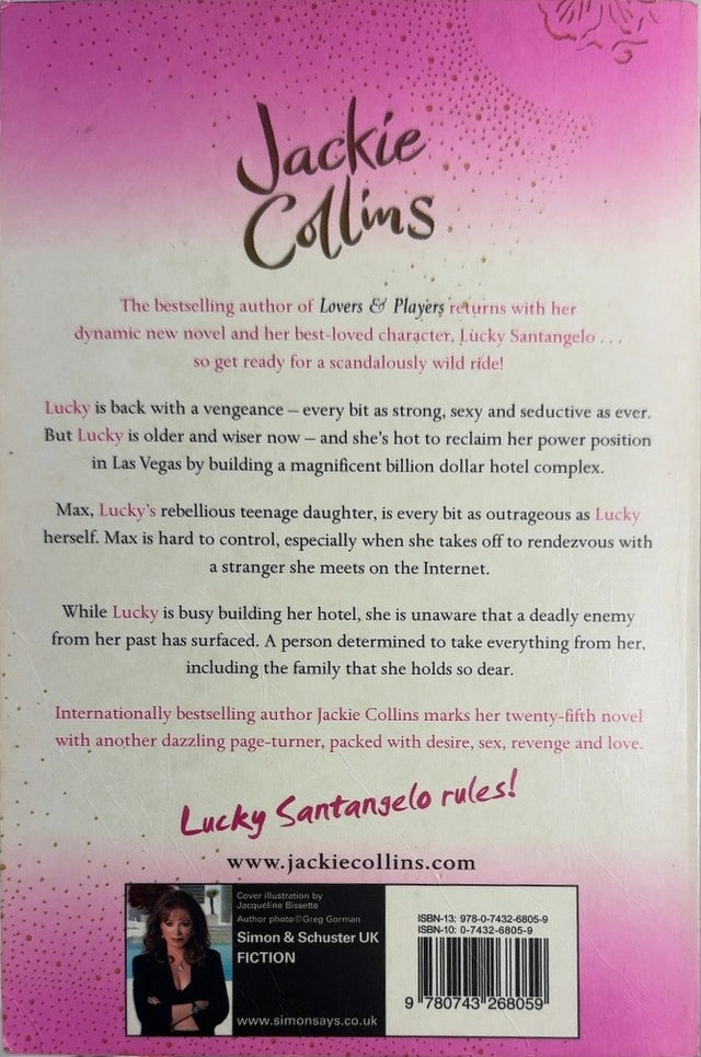 Drop Dead Beautiful - By Jackie Collins - back cover