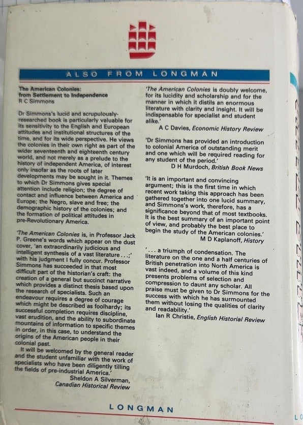 A People's History of the United States - By Howard Zinn - back cover
