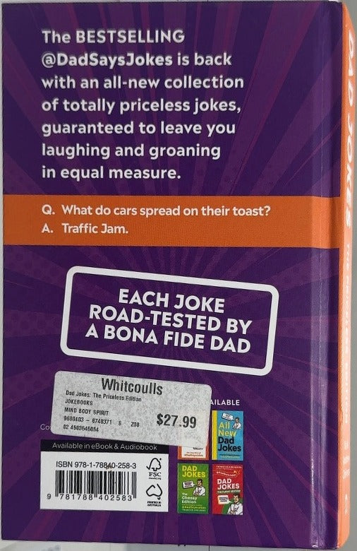 Dad Jokes - By Kit Chilvers & others - back cover