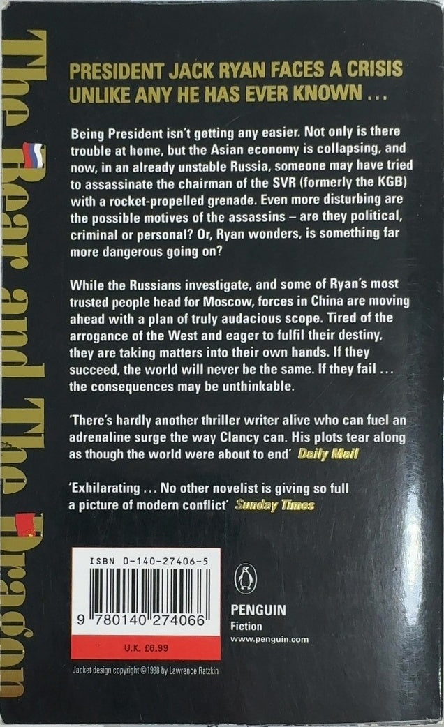 The Bear and The Dragon - By Tom Clancy - back cover