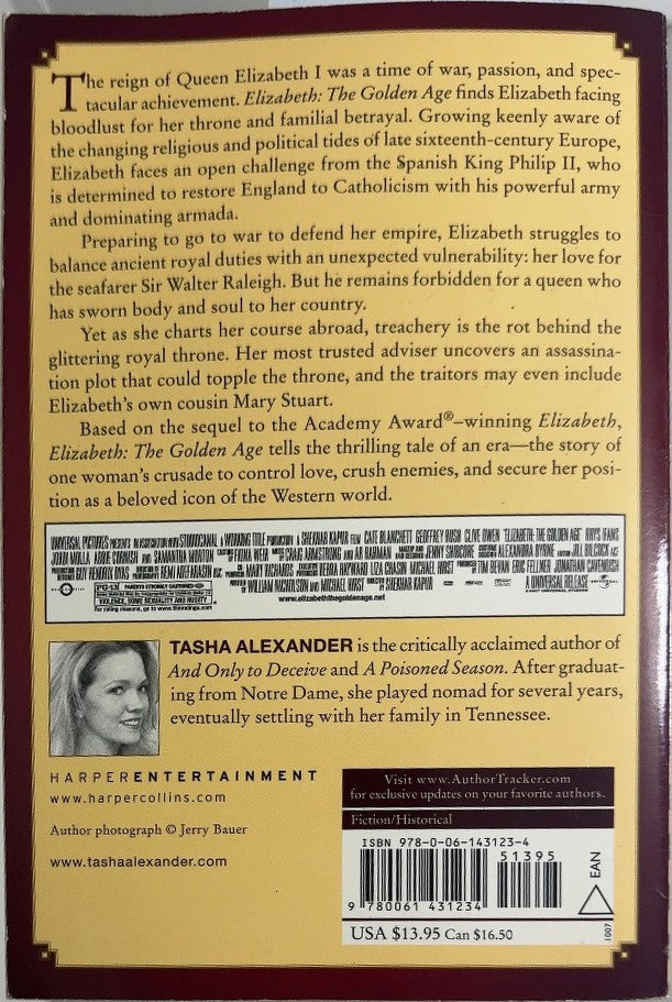 Elizabeth - By Tasha Alexander - back cover