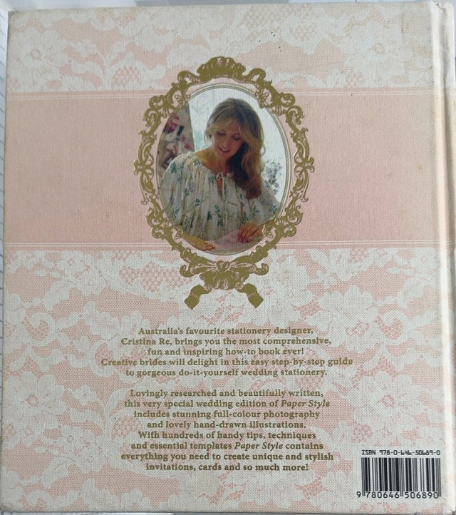 Paper Style - By Cristina Re - back cover
