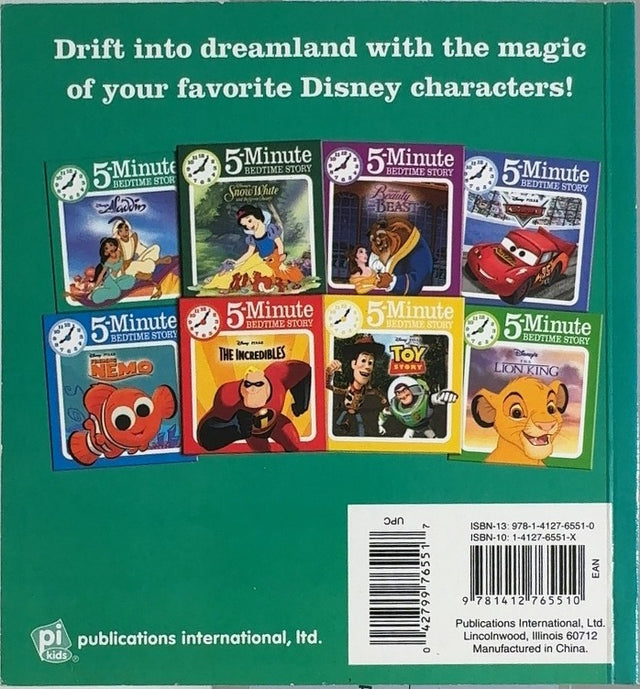 5-Minute Bedtime Story: Disney's Aladdin - By Disney - back cover