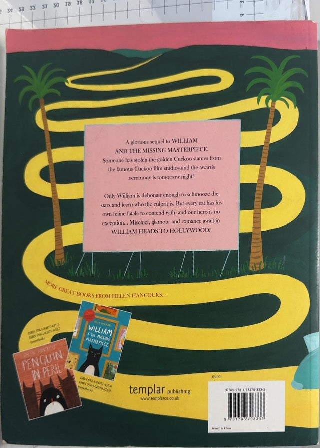 William Heads to Hollywood - By Helen Hancocks - back cover