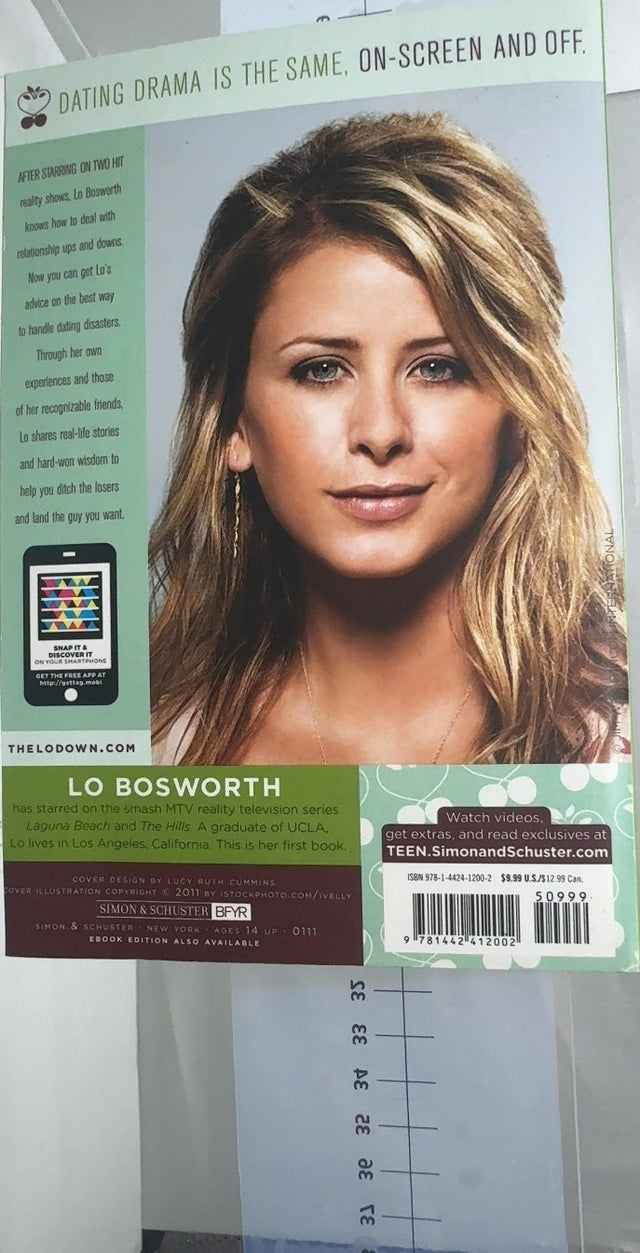 The Lo-Down - By Lo Bosworth - back cover