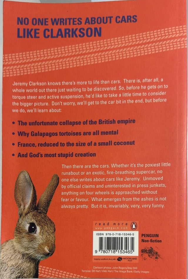 Don't Stop Me Now - By Jeremy Clarkson - back cover