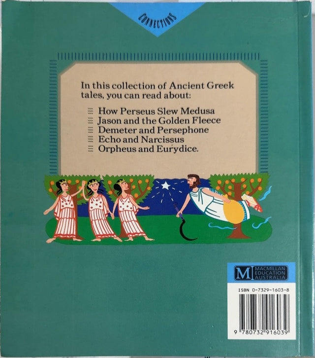 Gods and Heroes of Ancient Greece - By Maurice Saxby - back cover