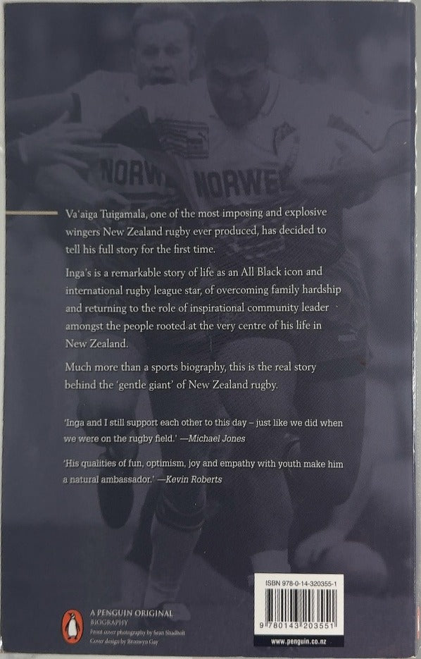Inga: My Story - By Va'aiga Tuigamala & others - back cover