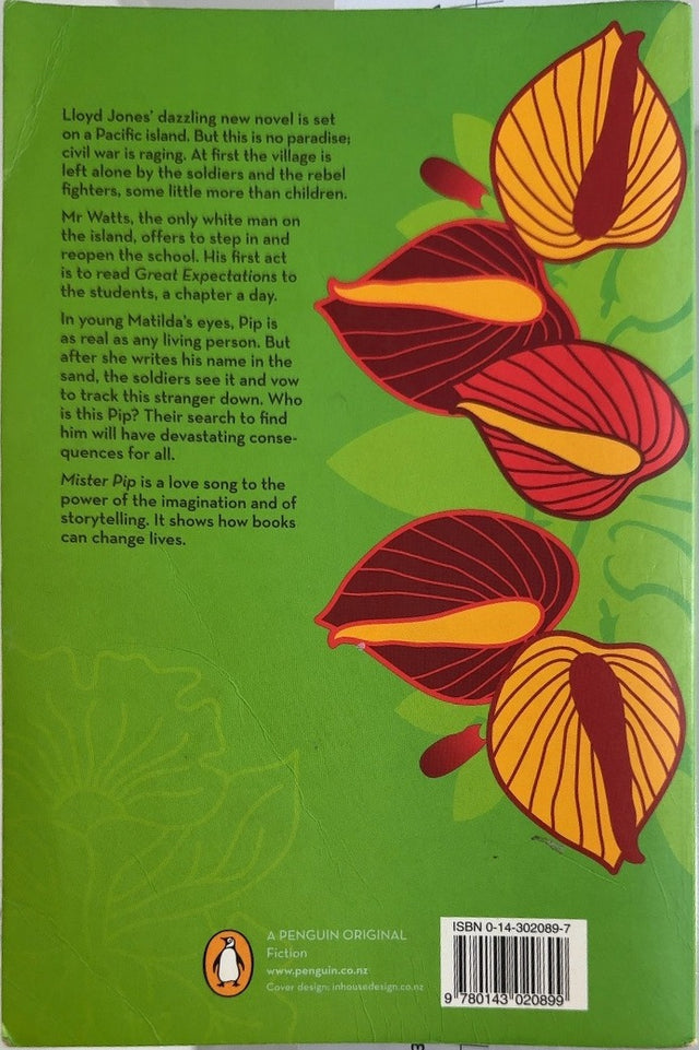 Mister Pip - By Lloyd Jones - back cover