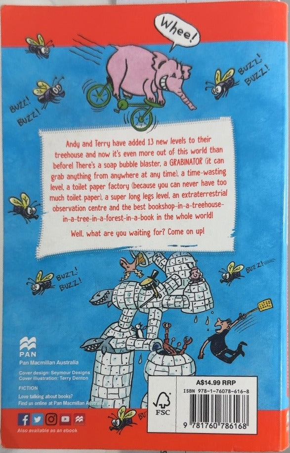 The 130-Storey Treehouse - By Andy Griffiths & others - back cover