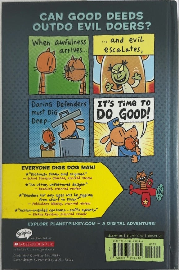 Dog Man: For Whom the Ball Rolls - By Dav Pilkey - back cover