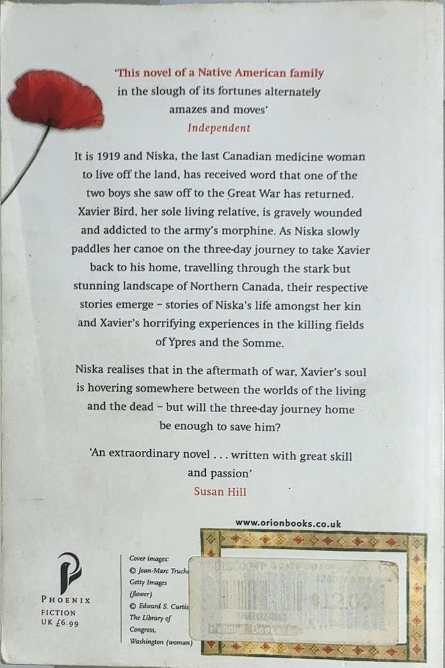 Three Day Road - By Joseph Boyden - back cover