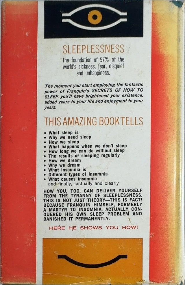 Franquin's Secret of How to Sleep - By Franquin - back cover