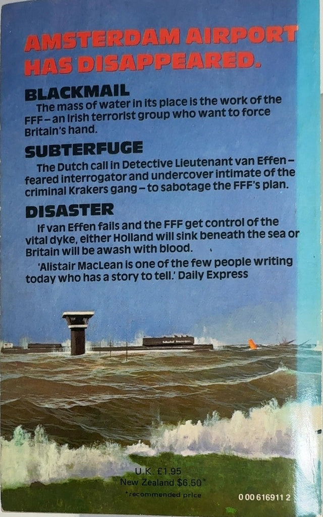 Floodgate - By Alistair MacLean - back cover
