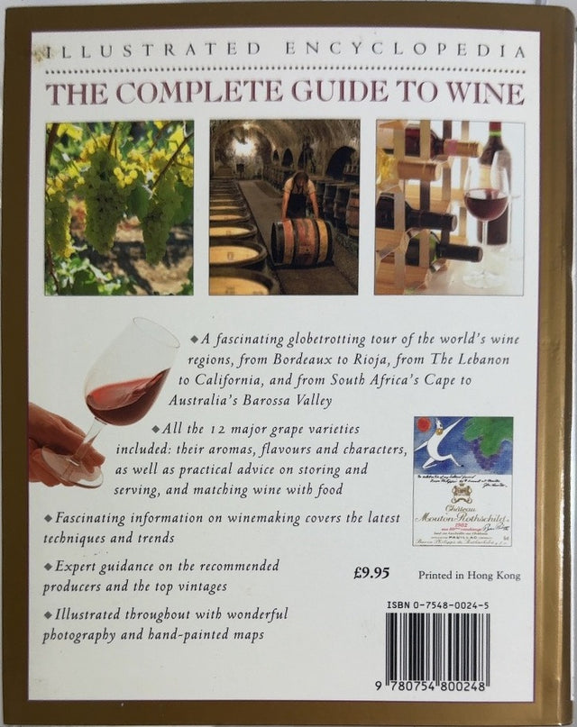 The Complete Guide to Wine - By Stuart Walton - back cover