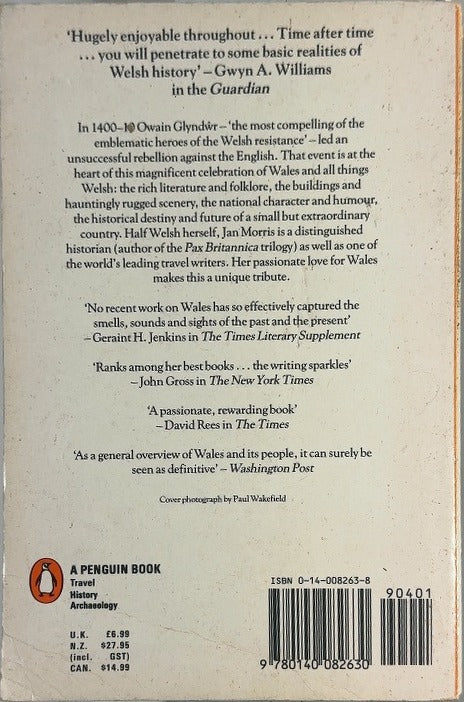 The Matter of Wales - By Jan Morris - back cover
