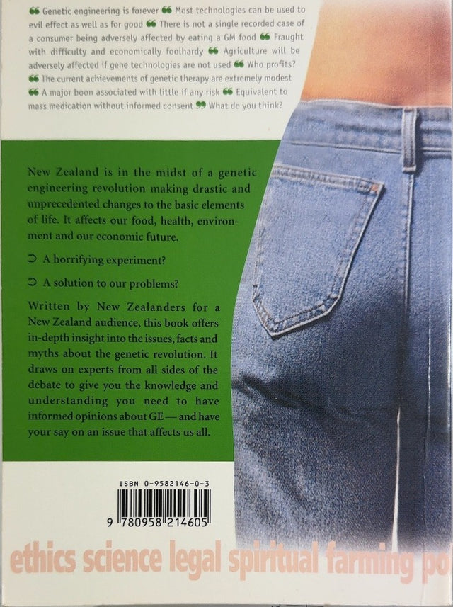 Designer Genes - By Ray Prebble - back cover