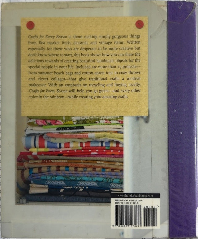 Crafts for Every Season - By Kelly Doust - back cover