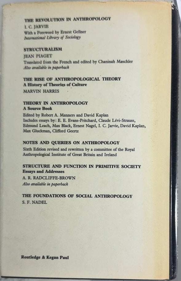 When the Golden Bough Breaks - By Peter Munz - back cover
