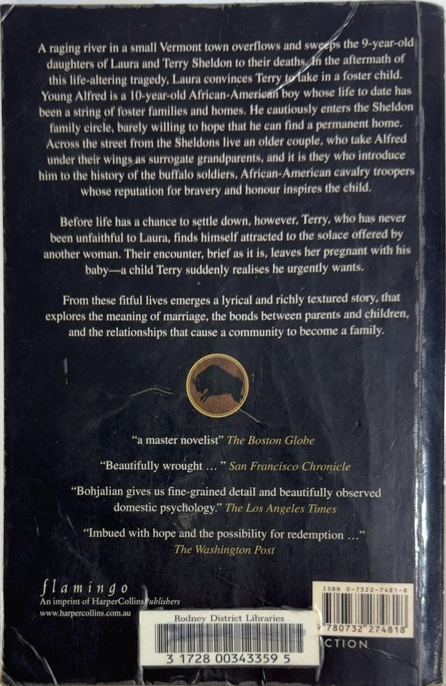 The Buffalo Soldier - By Chris Bohjalian - back cover