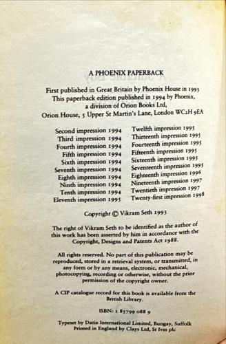 A Suitable Boy_Vikram Seth