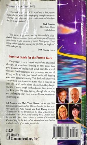 Chicken Soup for the Preteen Soul_Jack Canfield, Mark Victor Hansen, Patty Hansen, Irene Dunlap