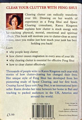 Clear Your Clutter with Feng Shui_Karen Kingston