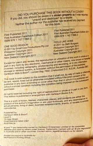 One Good Reason / Feels Like Home_Sarah Mayberry, Beth Andrews