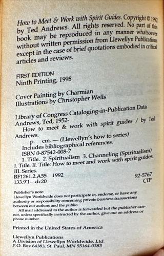 How to Meet and Work with Spirit Guides_Ted Andrews