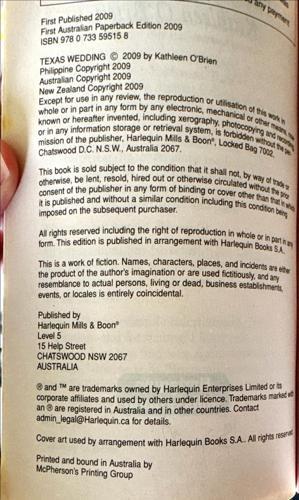 Texas Wedding / Kids On The Doorstep_Kathleen O'Brien, Kimberly Van Meter