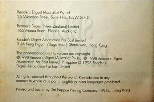 Select Editions_Dick Francis, Diane Chamberlain, John Nichol, Belva Plain