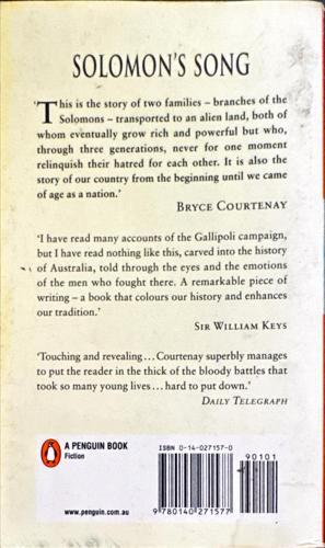 Solomon's Song_Bryce Courtenay