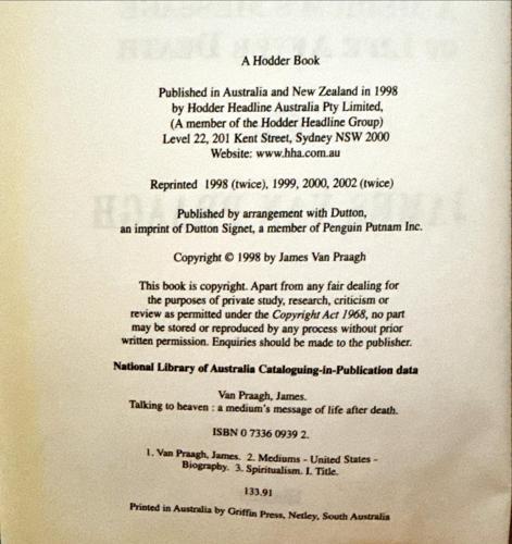 Talking to Heaven_James Van Praagh