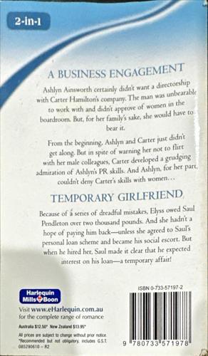 2-in-1: A Business Engagement / Temporary Girlfriend_Jessica Steele