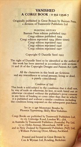 Vanished_Danielle Steel