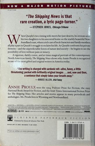 bookworms_The Shipping News_Annie Proulx