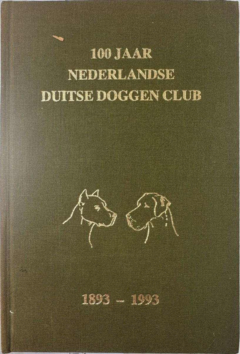 100 Jaar Nederlandse Duitse Doggen Club — front cover
