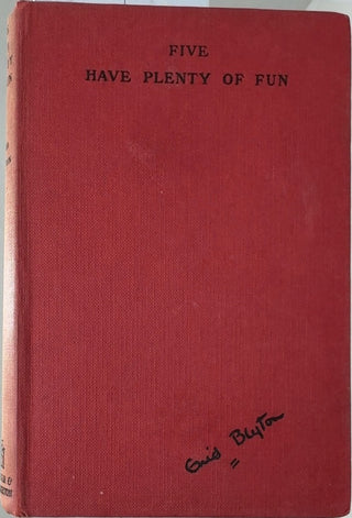 Five Have Plenty of Fun - By Enid Blyton — front cover