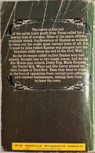 The Town Tamers — back cover